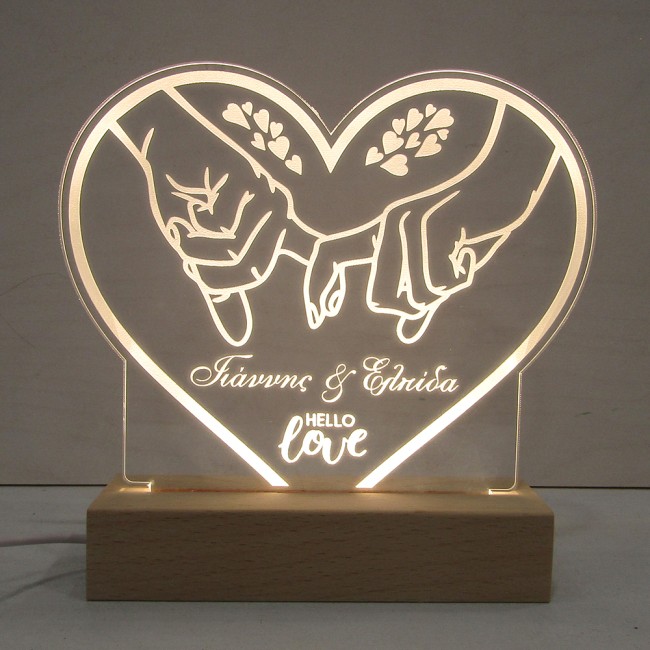 Φωτιστικό led καρδιά 