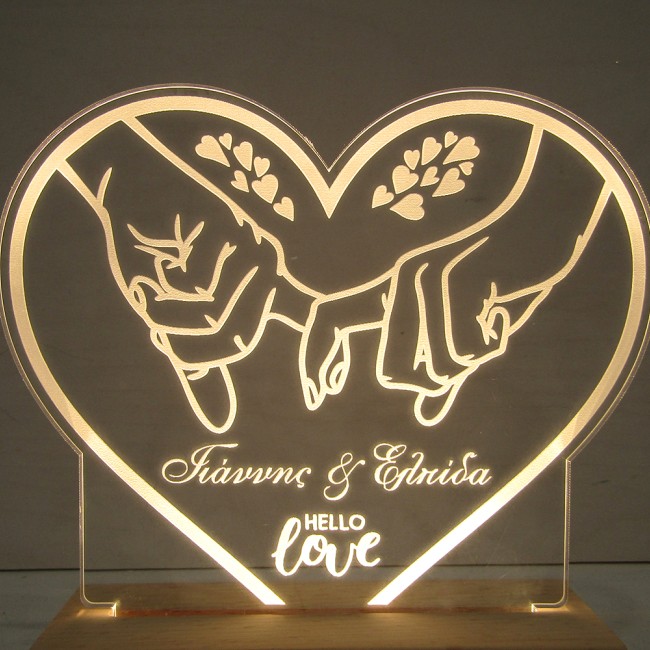 Φωτιστικό led καρδιά 