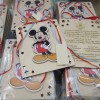 Ξύλινο 3D προσκλητήριο βάπτισης καδράκι 2 όψεων με θέμα "Μίκυ" 