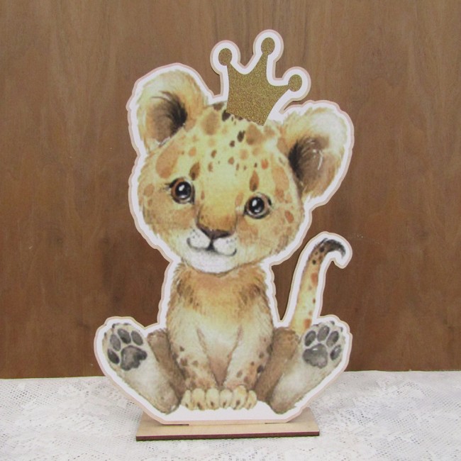 Στάντ διακόσμησης βάπτισης Λιονταράκι