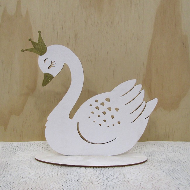 Στάντ ΄διακόσμησησης βάπτισης κύκνος