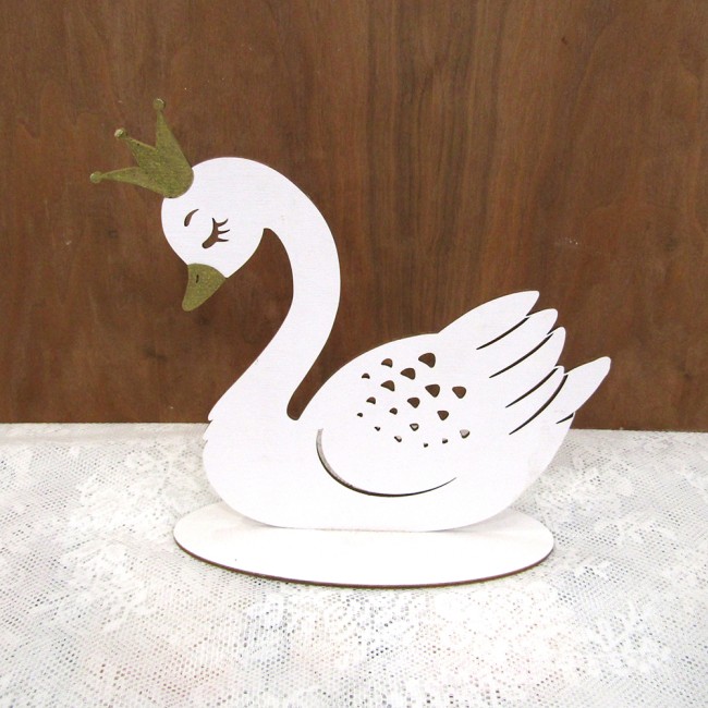 Στάντ ΄διακόσμησησης βάπτισης κύκνος