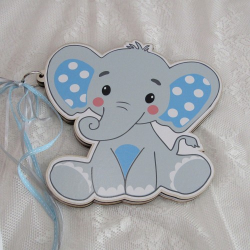 Βιβλίο ευχών με θέμα Ελεφαντάκι