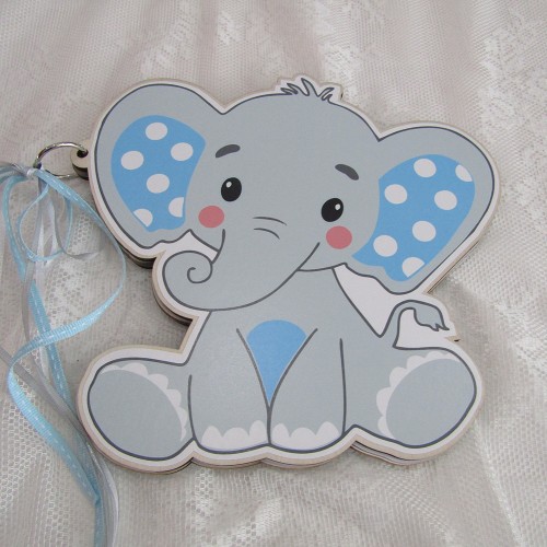 Βιβλίο ευχών με θέμα Ελεφαντάκι