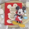 Ξύλινο προσκλητήριο πάζλ "Μίκυ" 