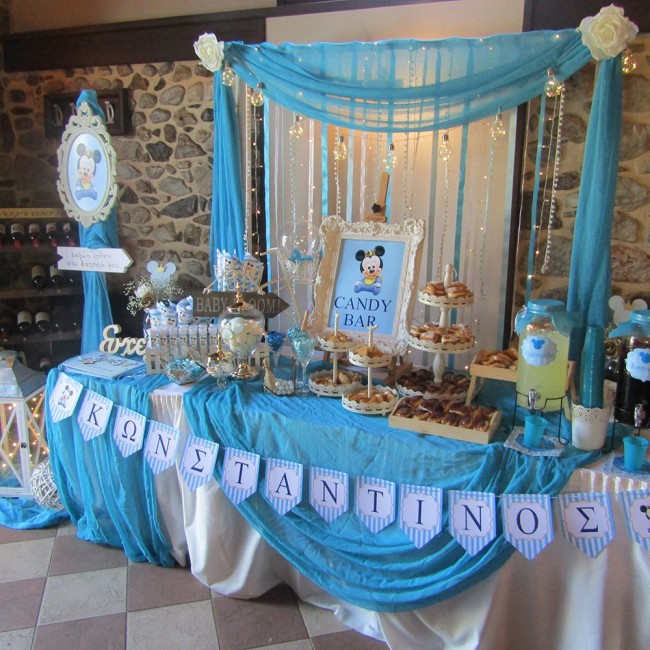 Τραπέζι ευχών με θέμα Mickey