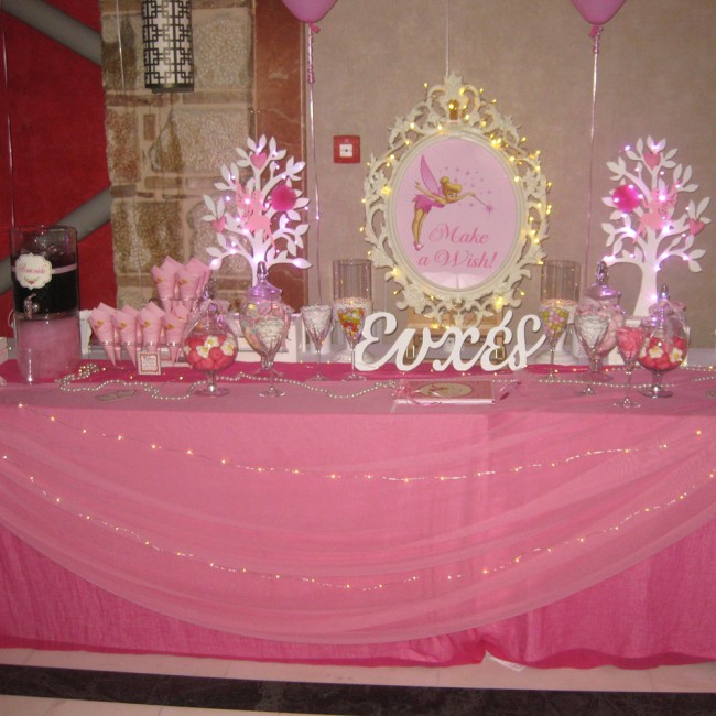 Τραπέζι ευχών με θέμα Νεράϊδα