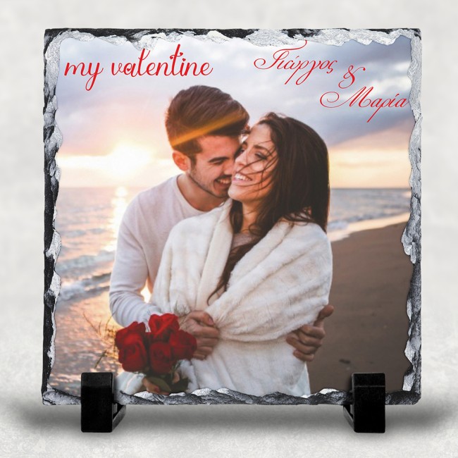 Πέτρα με φωτογραφία "My valentine" Πέτρα με φωτογραφία "My valentine"