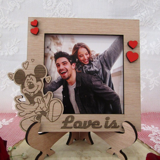 Ξύλινη κορνίζα "Mickey"